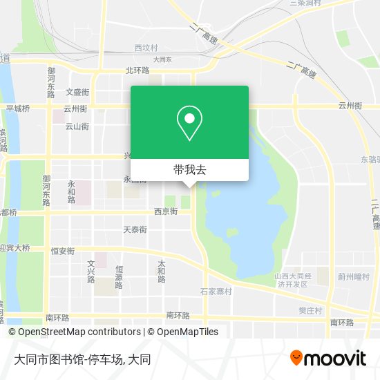 大同市图书馆-停车场地图