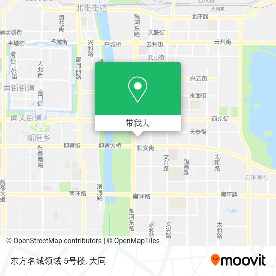 东方名城领域-5号楼地图