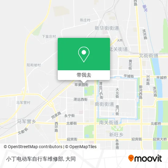 小丁电动车自行车维修部地图