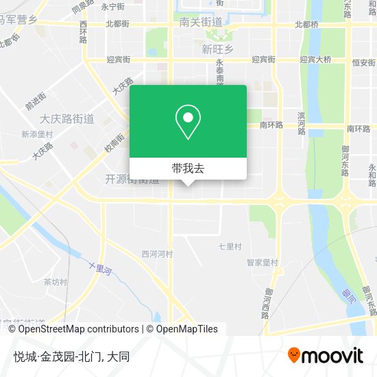 悦城·金茂园-北门地图