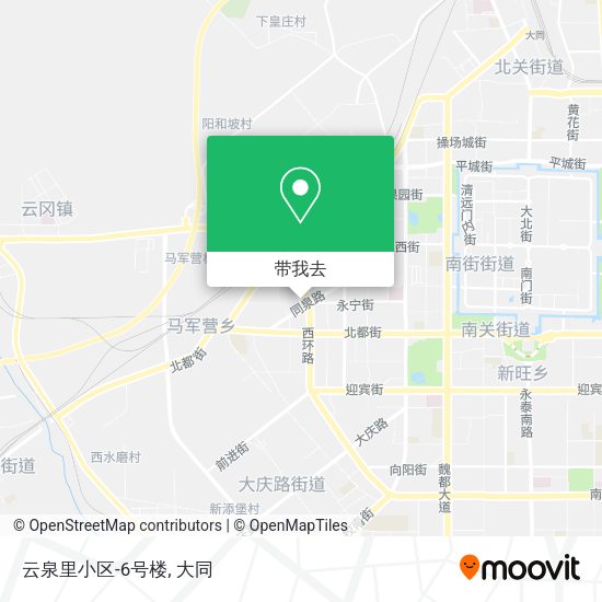 云泉里小区-6号楼地图