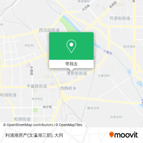 利涌潮房产(文瀛湖三部)地图