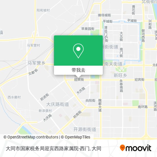 大同市国家税务局迎宾西路家属院-西门地图
