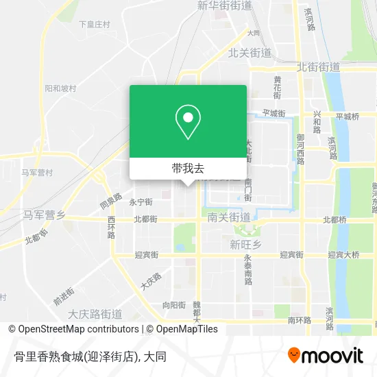 骨里香熟食城(迎泽街店)地图