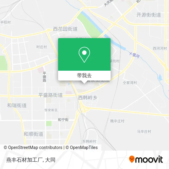 燕丰石材加工厂地图
