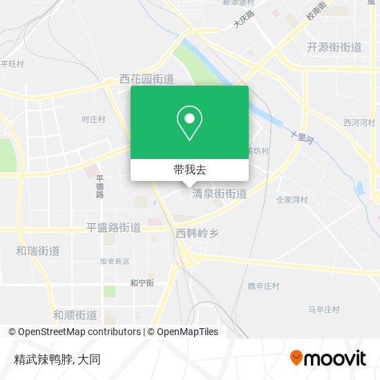 精武辣鸭脖地图