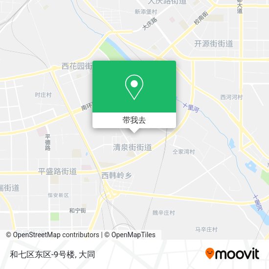 和七区东区-9号楼地图