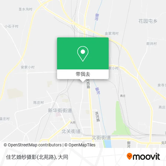 佳艺婚纱摄影(北苑路)地图