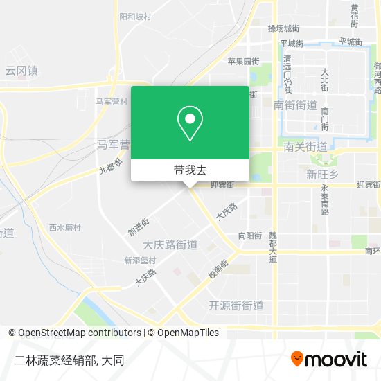 二林蔬菜经销部地图