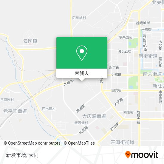 新发市场地图