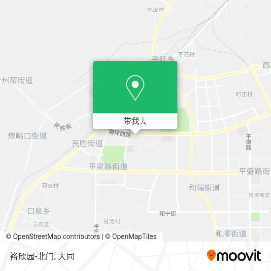 裕欣园-北门地图