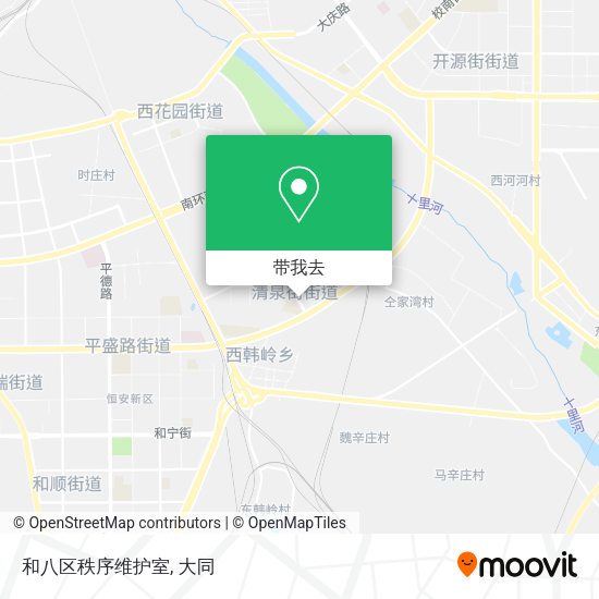 和八区秩序维护室地图