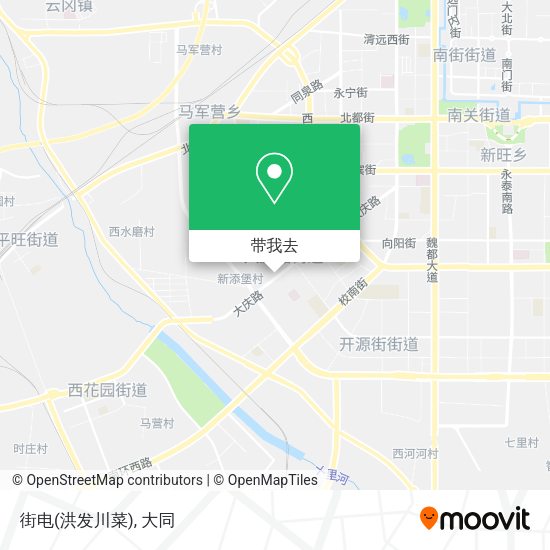 街电(洪发川菜)地图