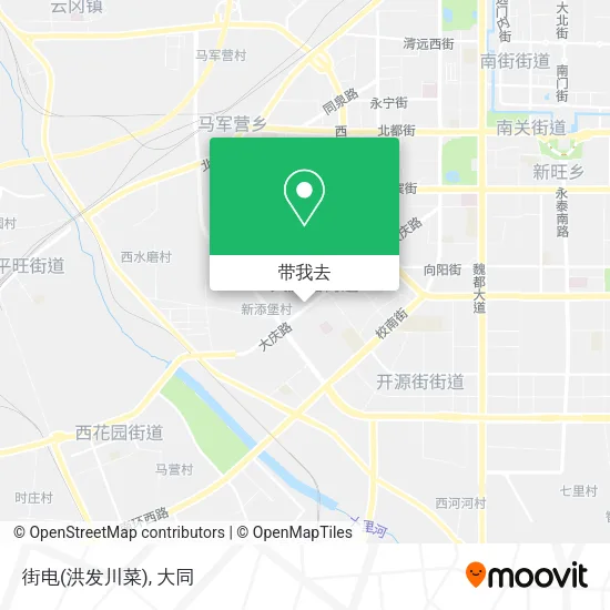 街电(洪发川菜)地图