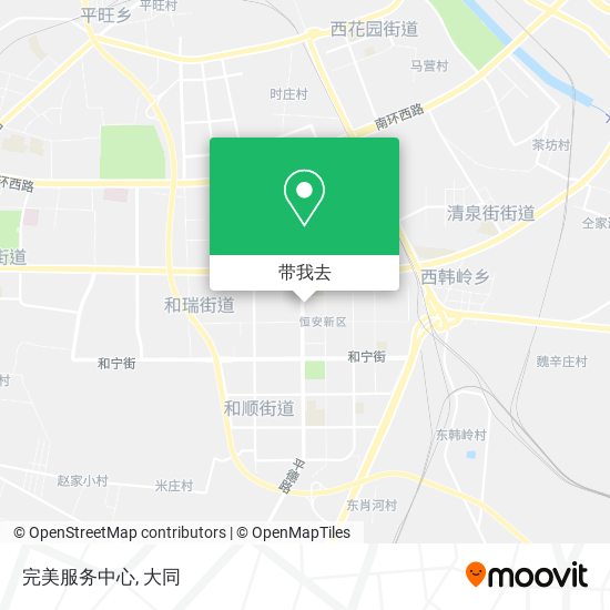 完美服务中心地图