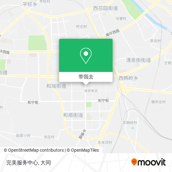 完美服务中心地图