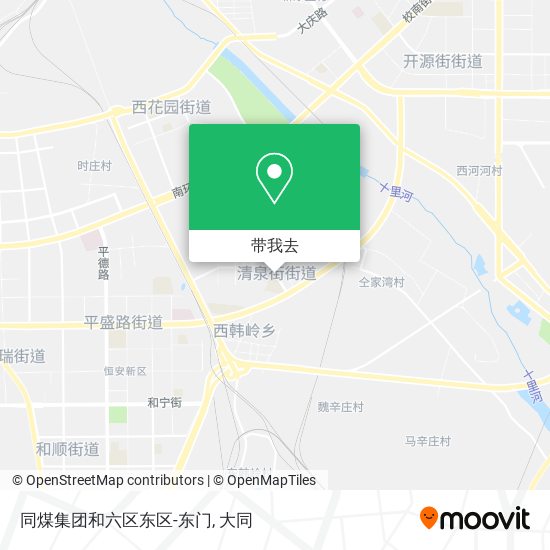同煤集团和六区东区-东门地图