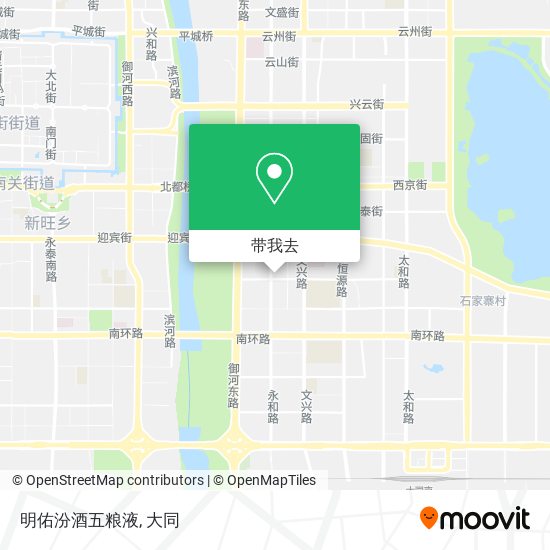 明佑汾酒五粮液地图