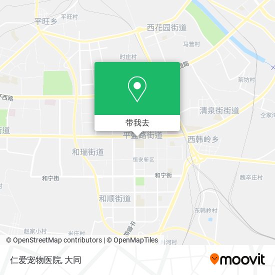 仁爱宠物医院地图