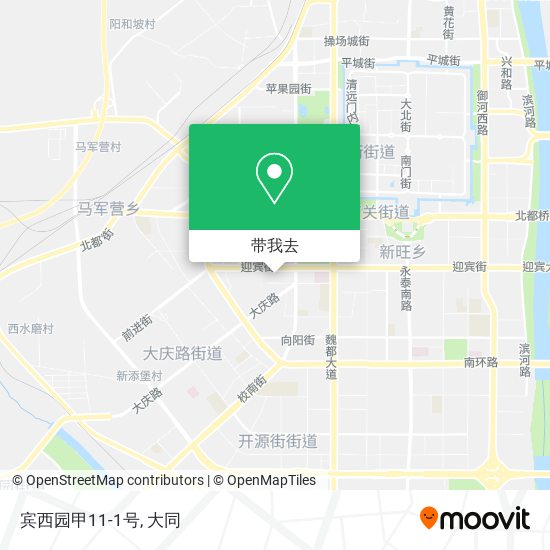 宾西园甲11-1号地图