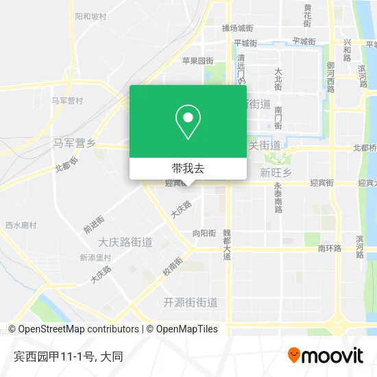 宾西园甲11-1号地图
