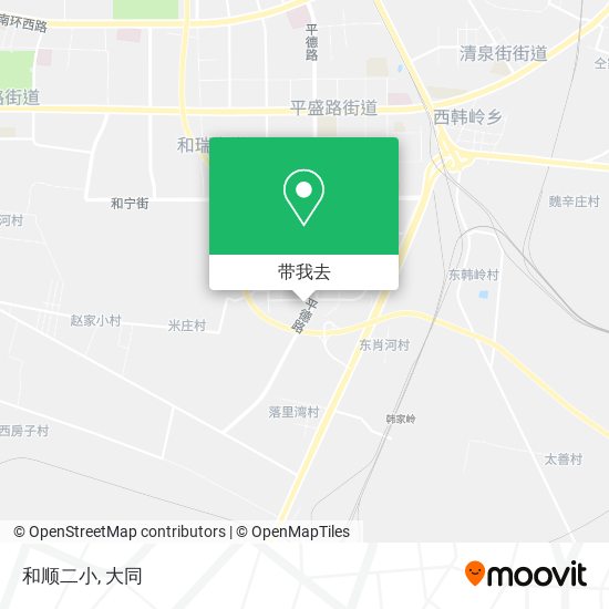 和顺二小地图
