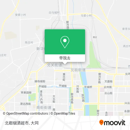 北都烟酒超市地图