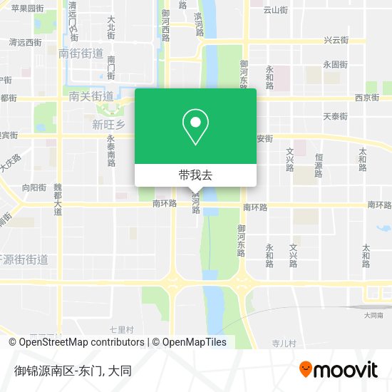 御锦源南区-东门地图