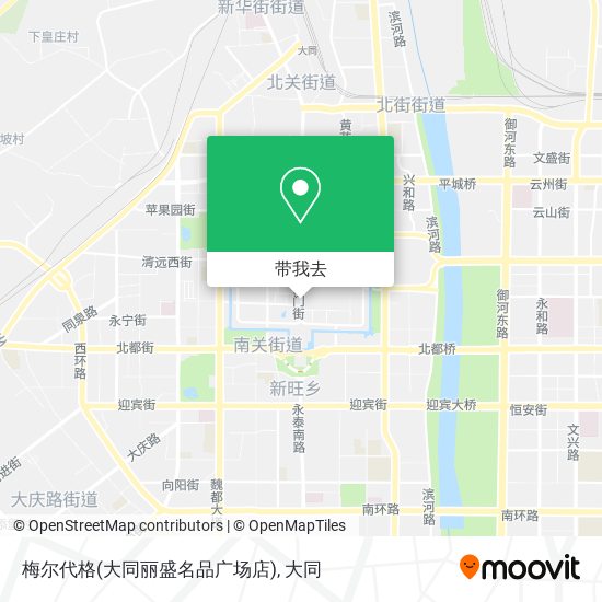 梅尔代格(大同丽盛名品广场店)地图