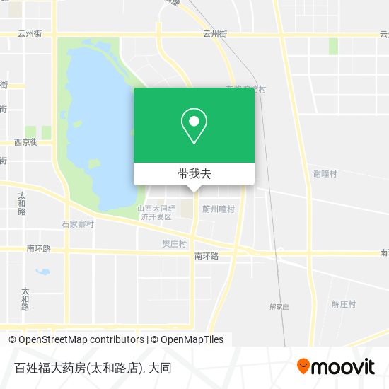 百姓福大药房(太和路店)地图