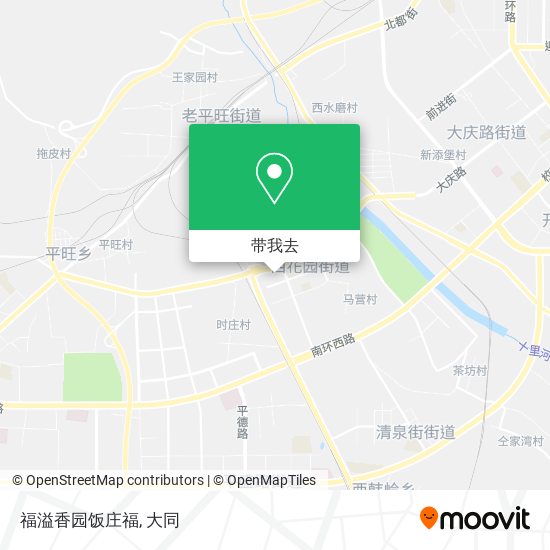 福溢香园饭庄福地图