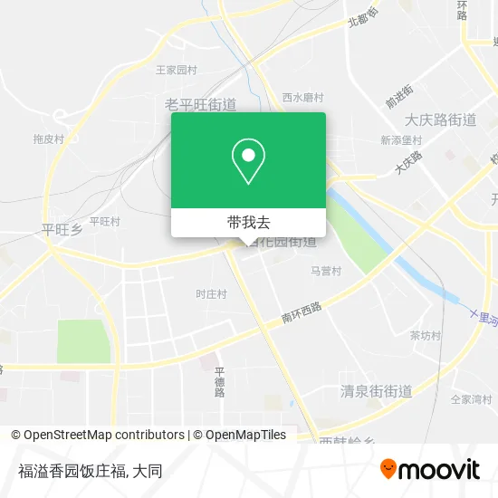 福溢香园饭庄福地图