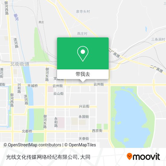 光线文化传媒网络经纪有限公司地图