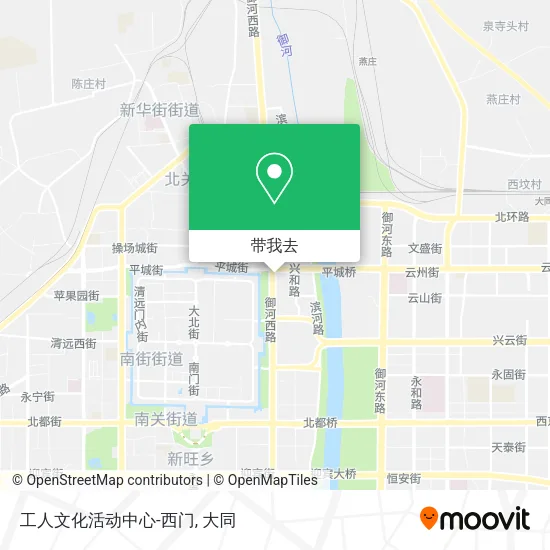 工人文化活动中心-西门地图