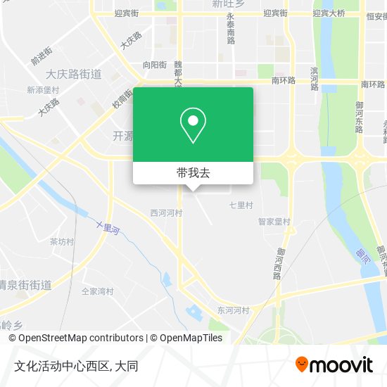 文化活动中心西区地图