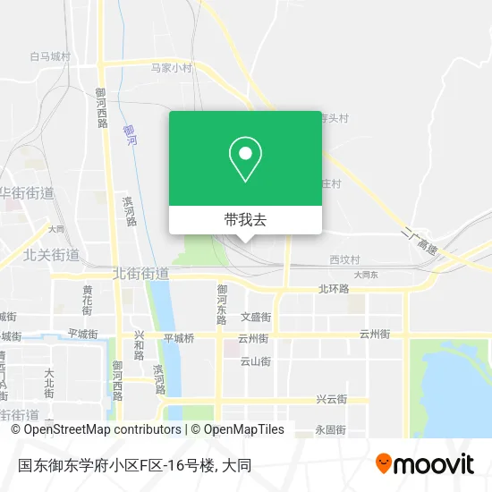 国东御东学府小区F区-16号楼地图