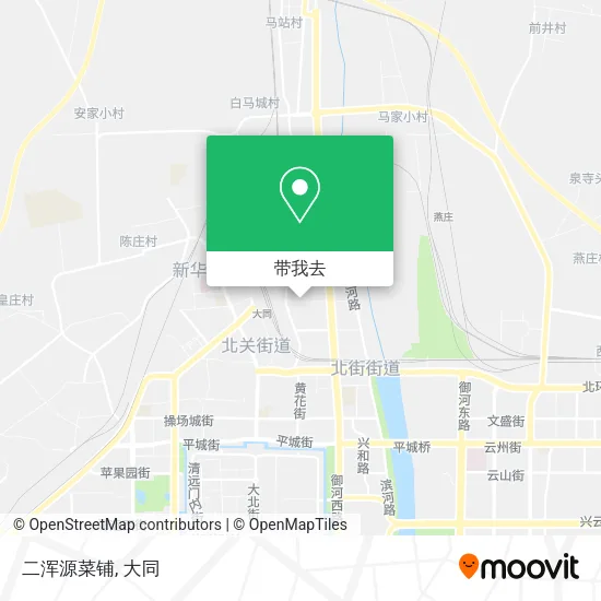 二浑源菜铺地图