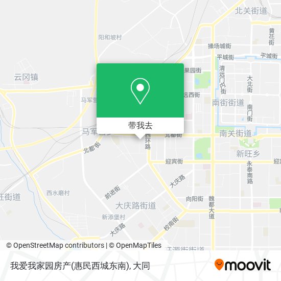 我爱我家园房产(惠民西城东南)地图