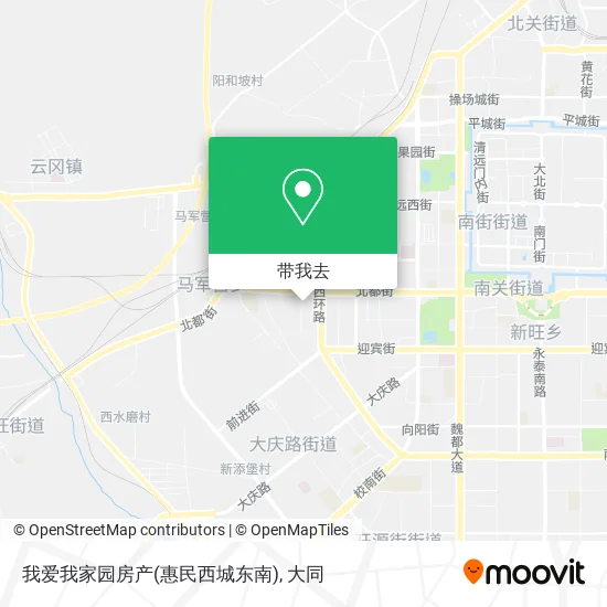 我爱我家园房产(惠民西城东南)地图