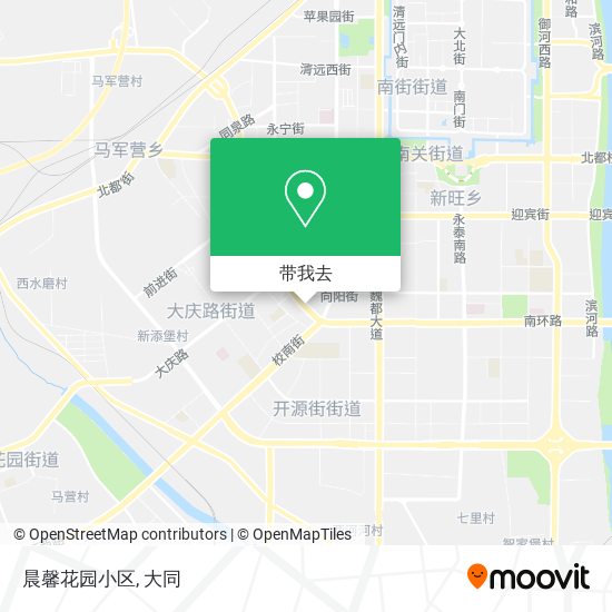 晨馨花园小区地图