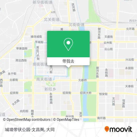 城墙带状公园-文昌阁地图