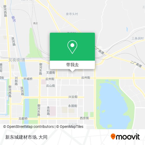 新东城建材市场地图