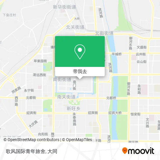 歌风国际青年旅舍地图