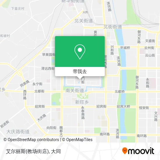 艾尔丽斯(教场街店)地图