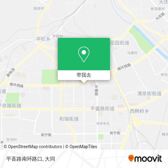 平喜路南环路口地图