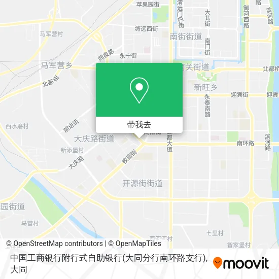 中国工商银行附行式自助银行(大同分行南环路支行)地图