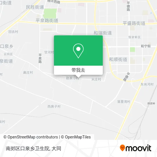 南郊区口泉乡卫生院地图