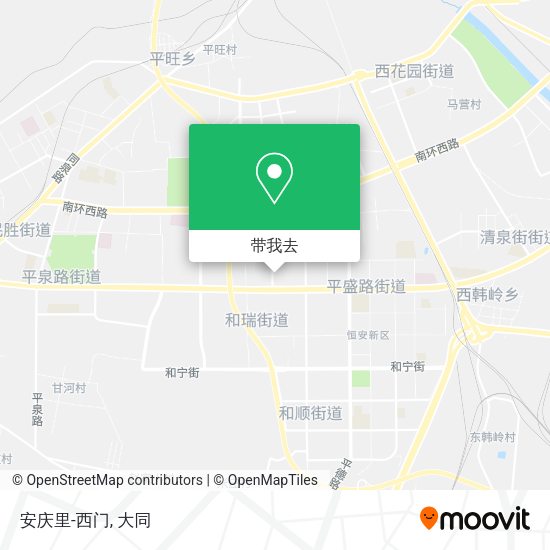 安庆里-西门地图