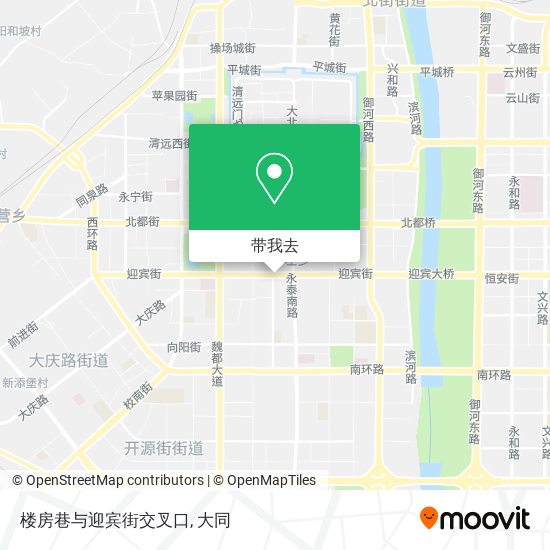 楼房巷与迎宾街交叉口地图