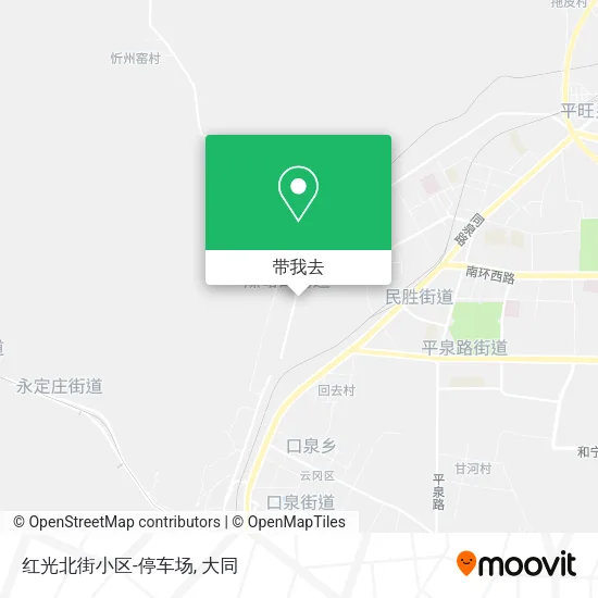 红光北街小区-停车场地图